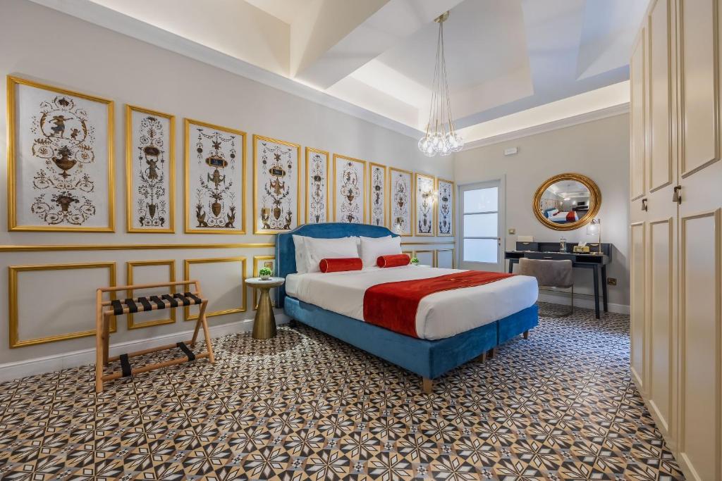 Postel nebo postele na pokoji v ubytování Maison Medina Malta
