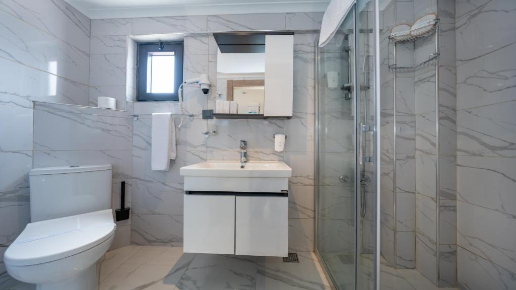 Koupelna v ubytování Skykhan Otel
