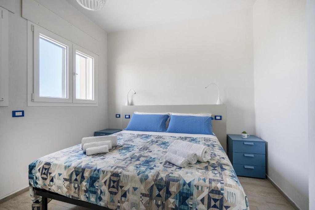 Cama o camas de una habitación en Gufo di Mare - Celeste
