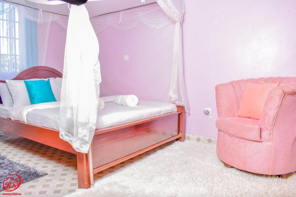 Ένα ή περισσότερα κρεβάτια σε δωμάτιο στο Minari Homes