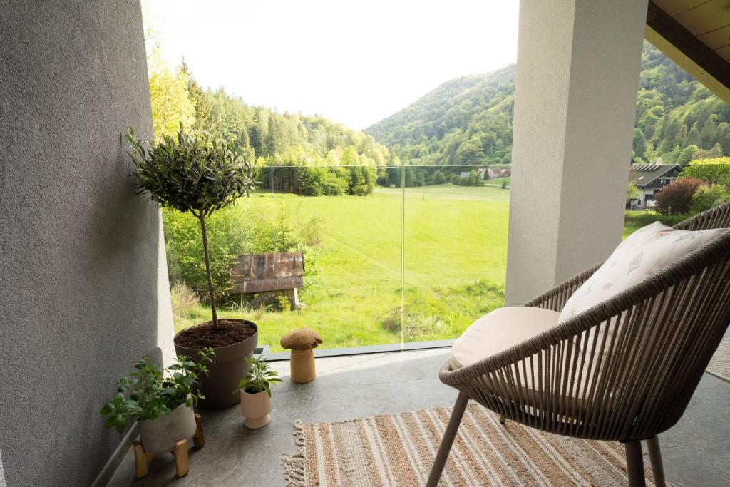 Nespecifikovaný výhled na hory nebo výhled na hory při pohledu z apartmánu