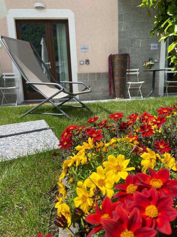 Zahrada ubytování CASA VACANZE LA BRENTA
