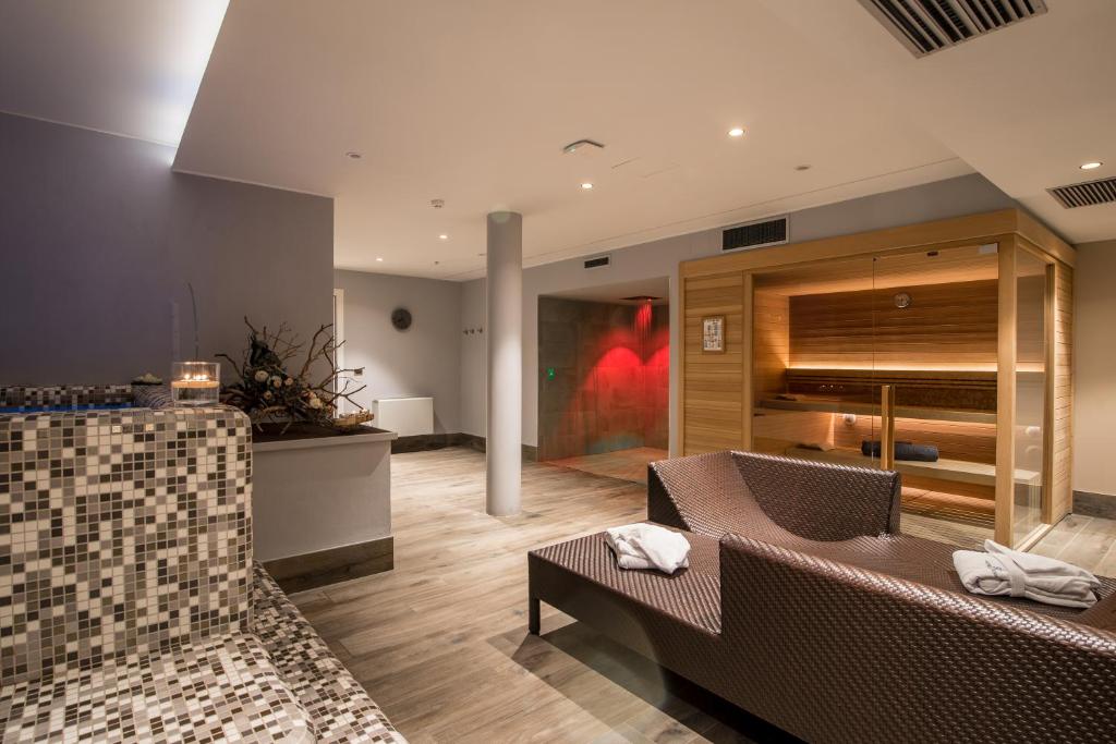Гостиная зона в Hotel Colfosco