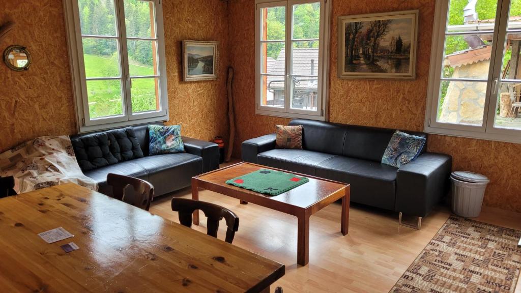 Posezení v ubytování aschis Lodge 2