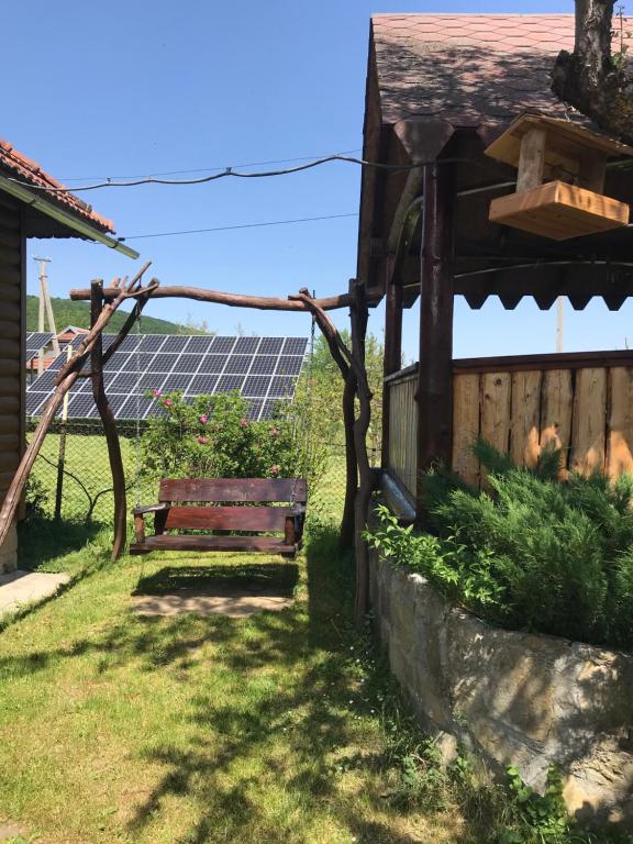 Zahrada ubytování Ромашка