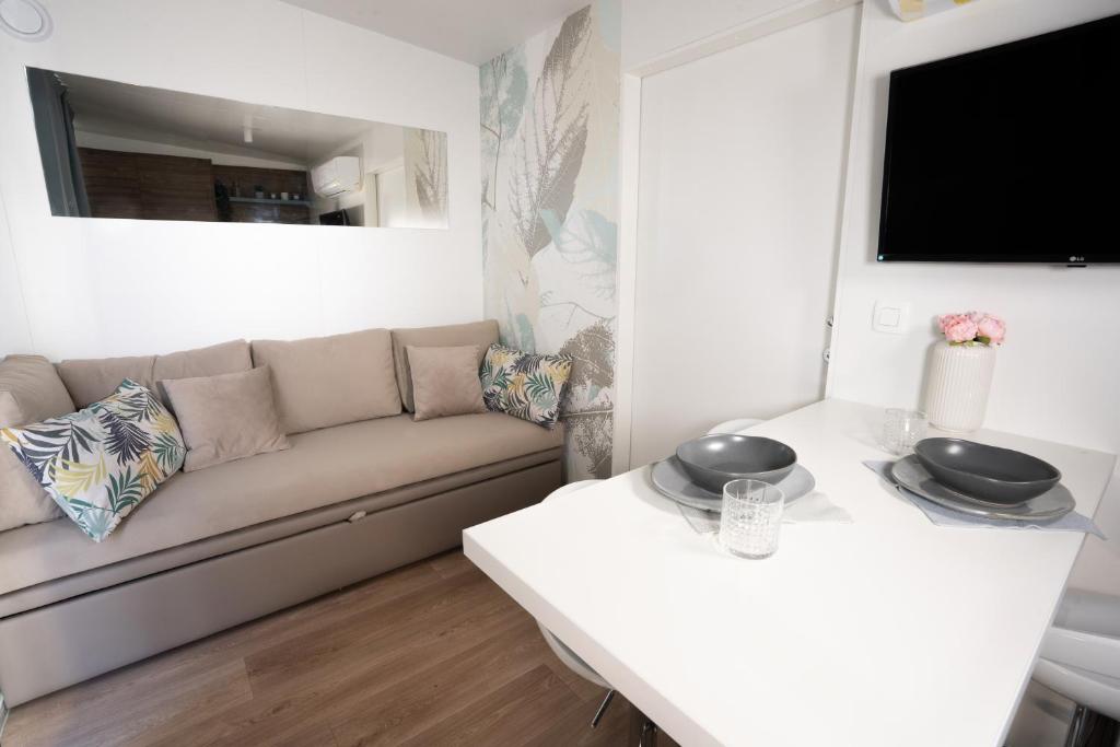TV a/nebo společenská místnost v ubytování Camping Resort Riegersburg