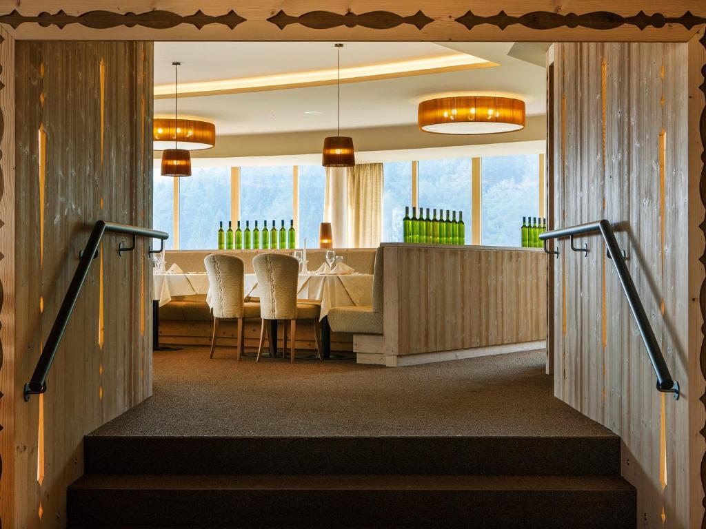 Posezení v ubytování Almwellness Hotel Pierer