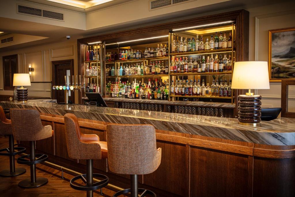 Lounge nebo bar v ubytování Cuillin Hills Hotel