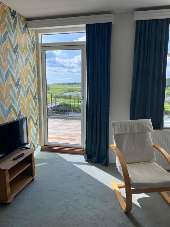 TV a/nebo společenská místnost v ubytování Badehotellet Grenaa Strand