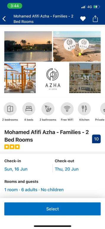 Kép Mohamed Afifi Florence El Montazah - 2 Bed rooms - "Compound" szállásáról Alexandriában a galériában