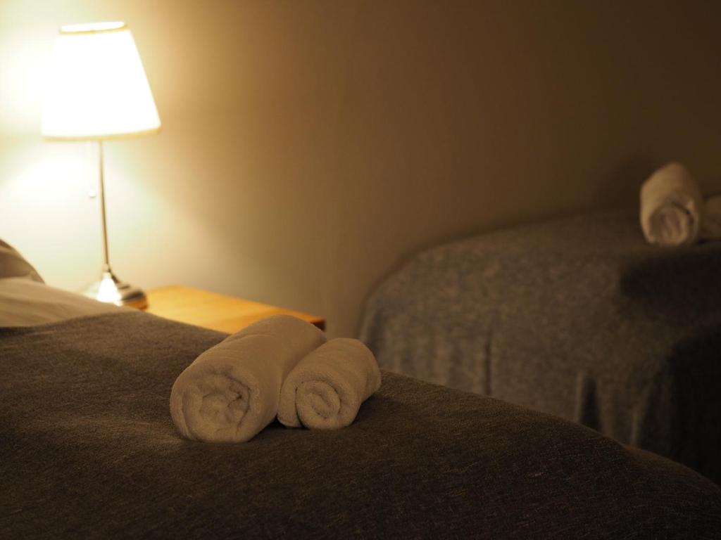 Letto o letti in una camera di Fisherman Guesthouse Sudureyri