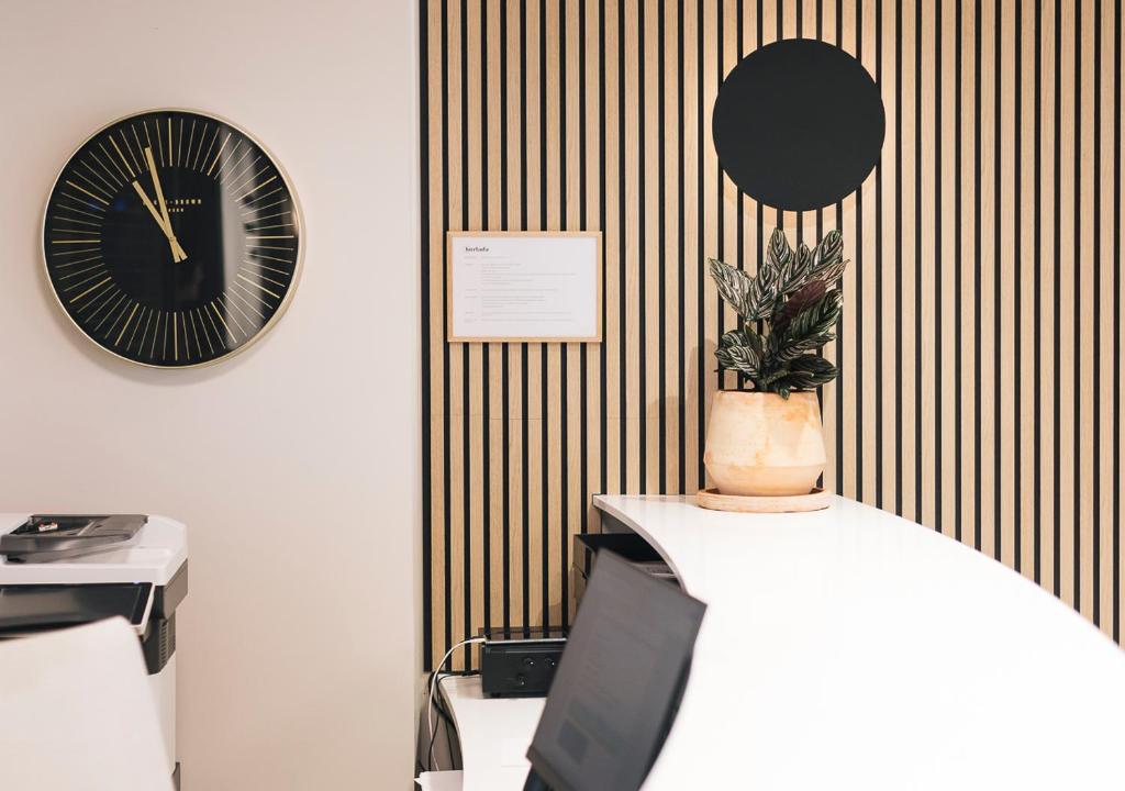 Postel nebo postele na pokoji v ubytování Hotel Burlada
