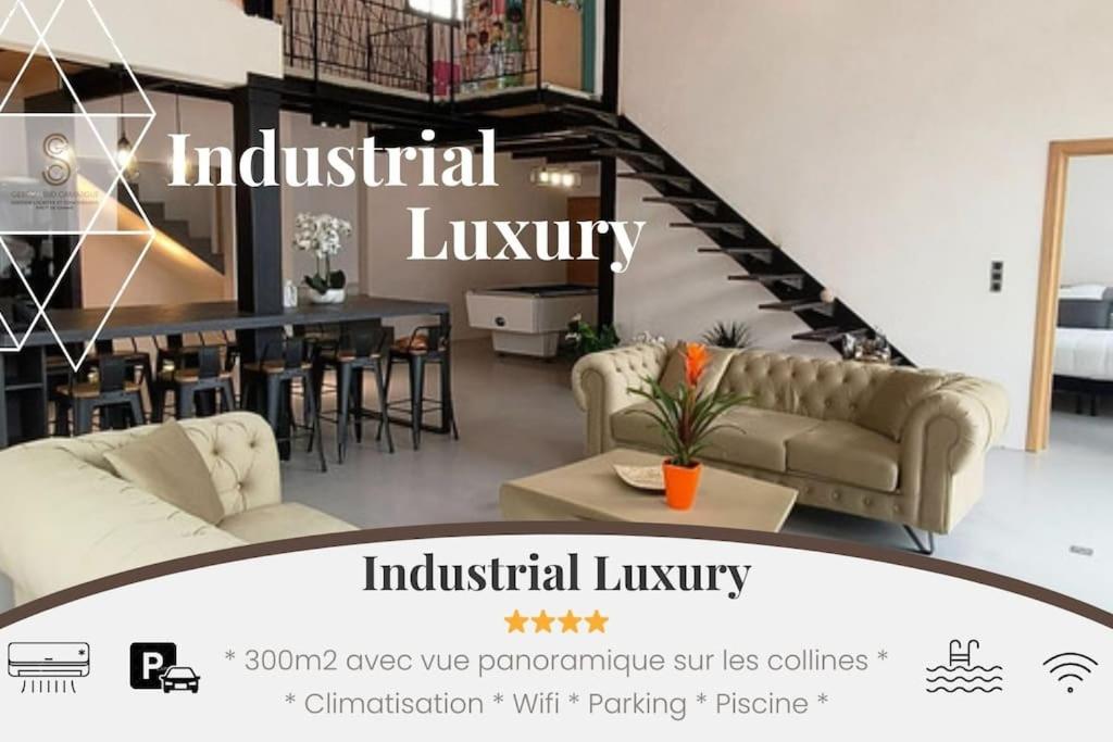 O zonă de relaxare la Industrial Luxury Nimes & Arles