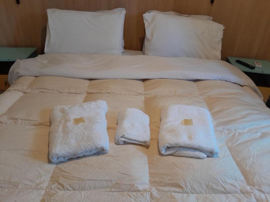Postel nebo postele na pokoji v ubytování Ríos que nos unen