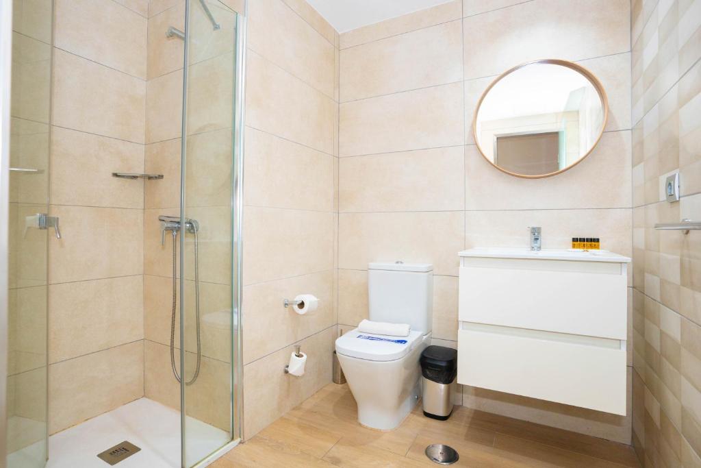 Koupelna v ubytování Sholeo Lodges La Cícer Flats