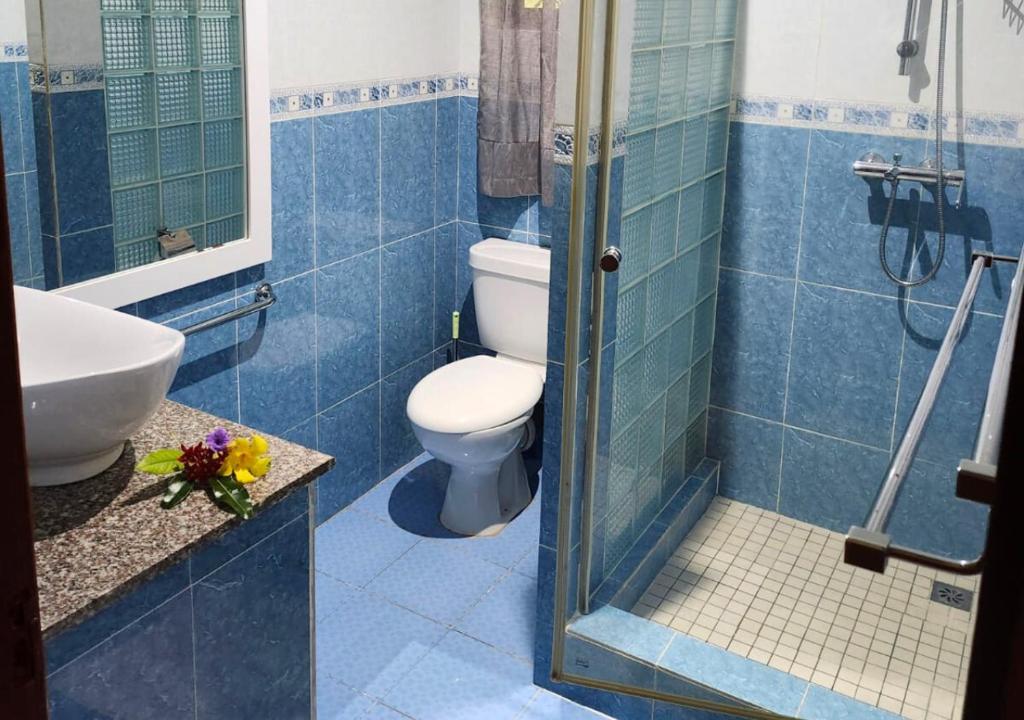 Koupelna v ubytování Buisson Guesthouse