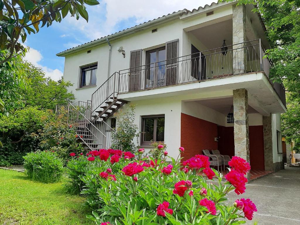 Κήπος έξω από το Apartamento con encanto L'Estany 1