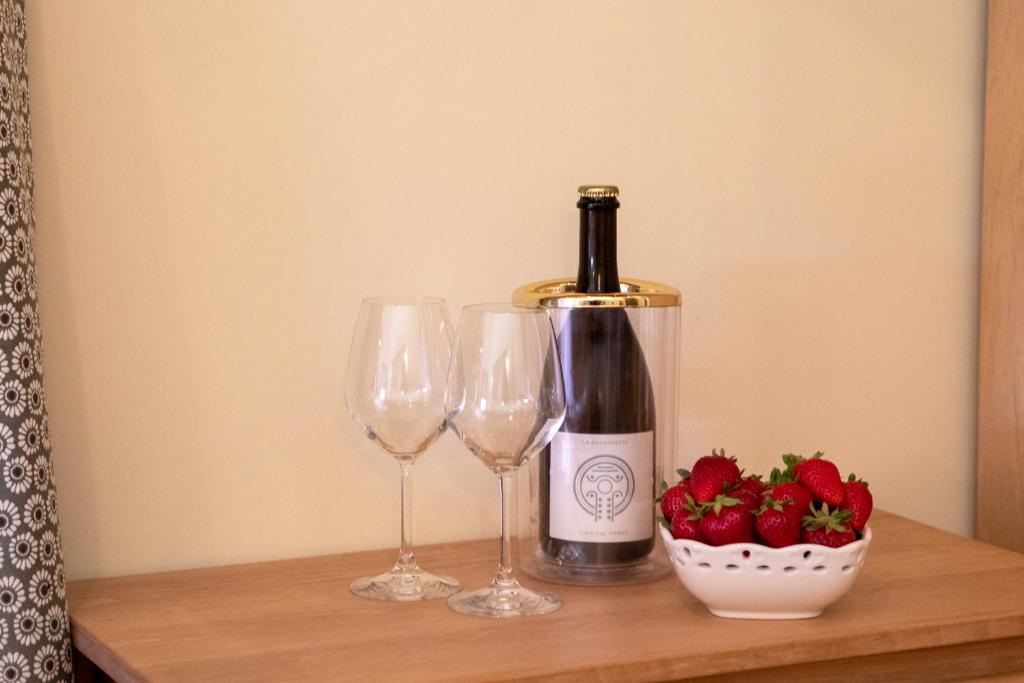 Nápoje v ubytování Agriturismo La Rosarnetta