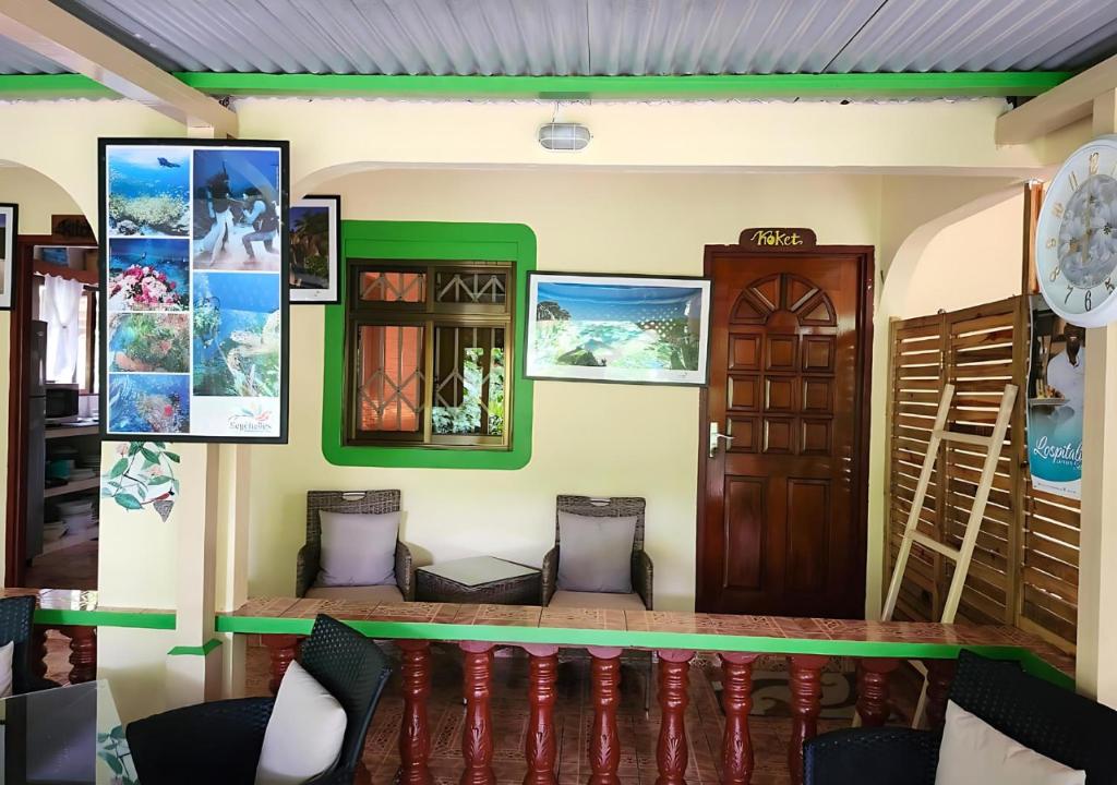 Posezení v ubytování Buisson Guesthouse