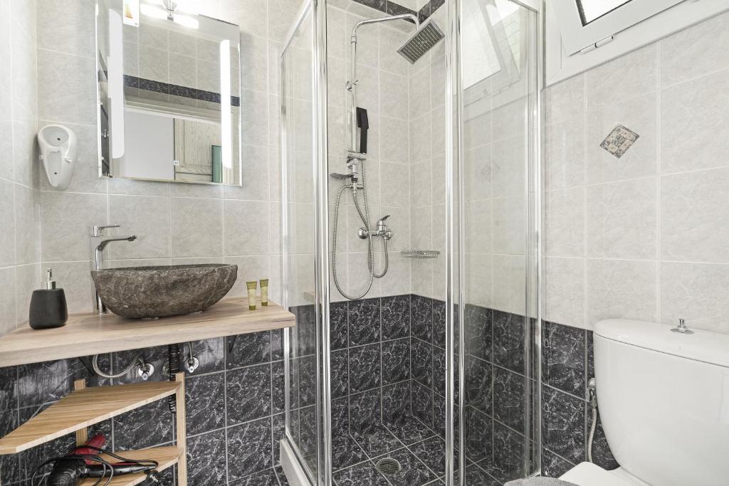 Kúpeľňa v ubytovaní Sunset Premium Studio 7