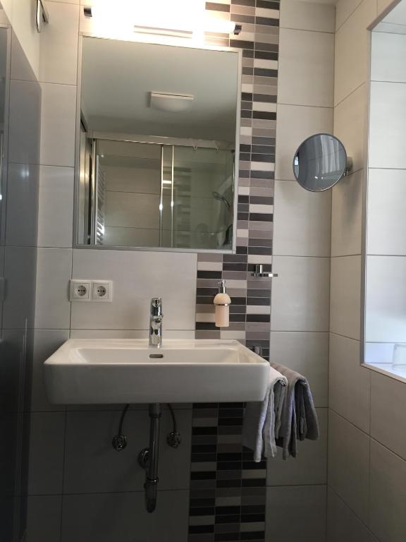 Koupelna v ubytování Haus Ortsblick