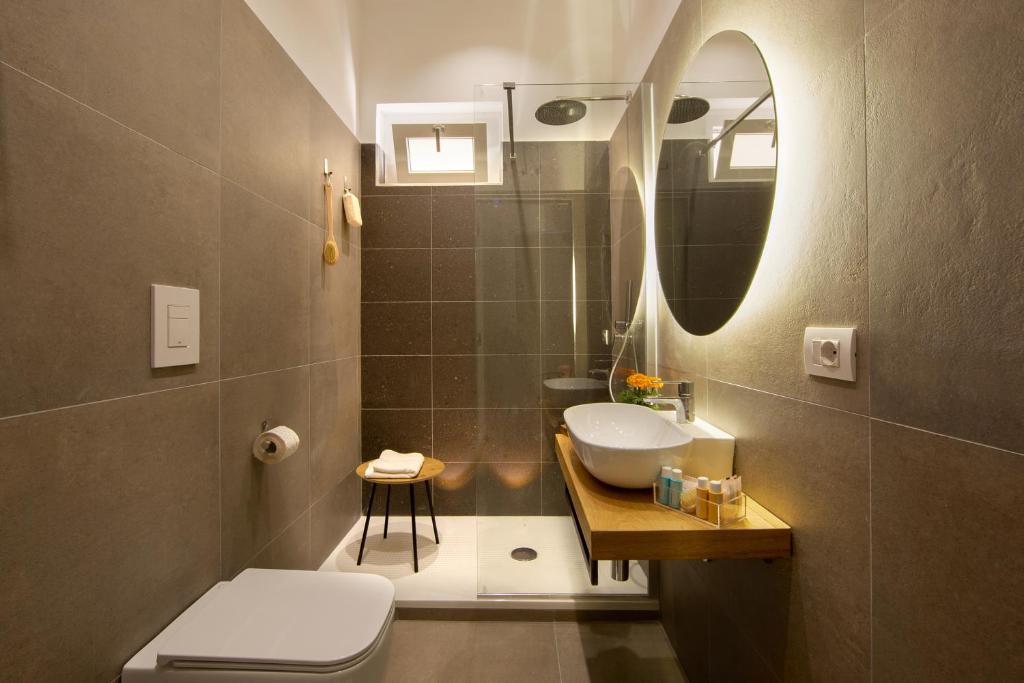 Koupelna v ubytování MARE FUORI ROOMS