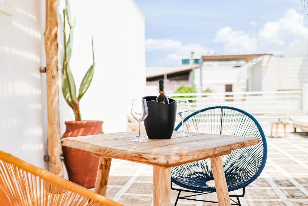 Balkón nebo terasa v ubytování Salento Boutique Suite