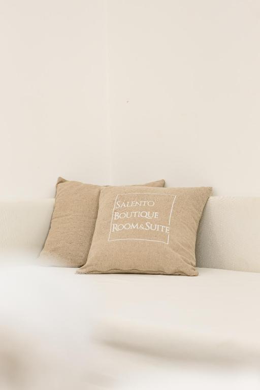 Postel nebo postele na pokoji v ubytování Salento Boutique Suite
