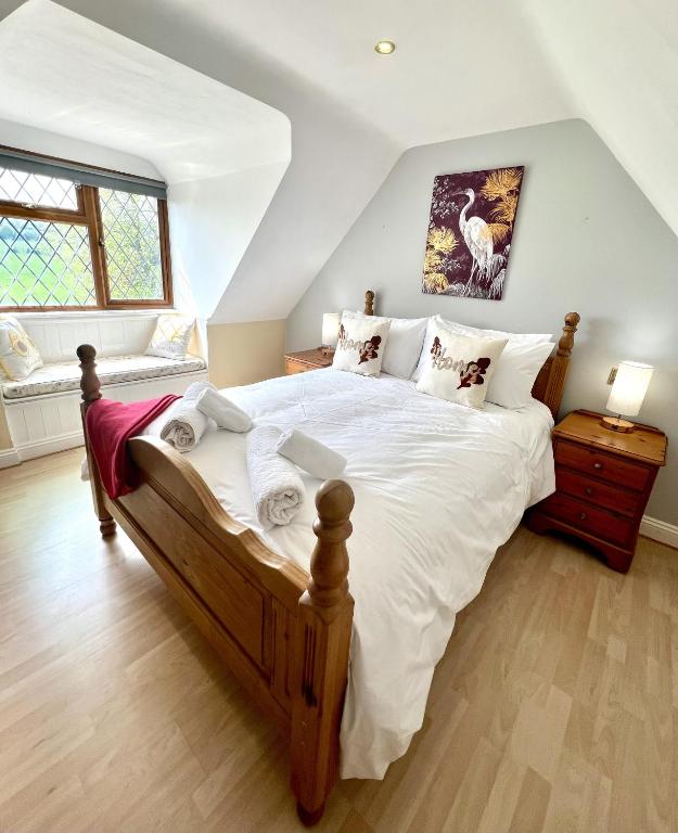 Postel nebo postele na pokoji v ubytování Meadow Rise Guest House