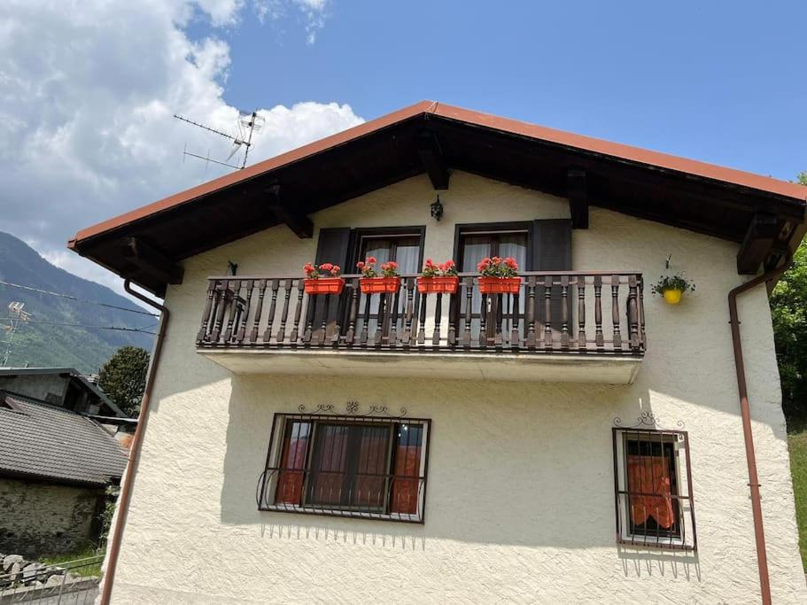 Balkón nebo terasa v ubytování LA CASETTA DELLE NUVOLE