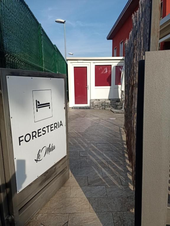 Certifikát, hodnocení, plakát nebo jiný dokument vystavený v ubytování LE MURA Foresteria