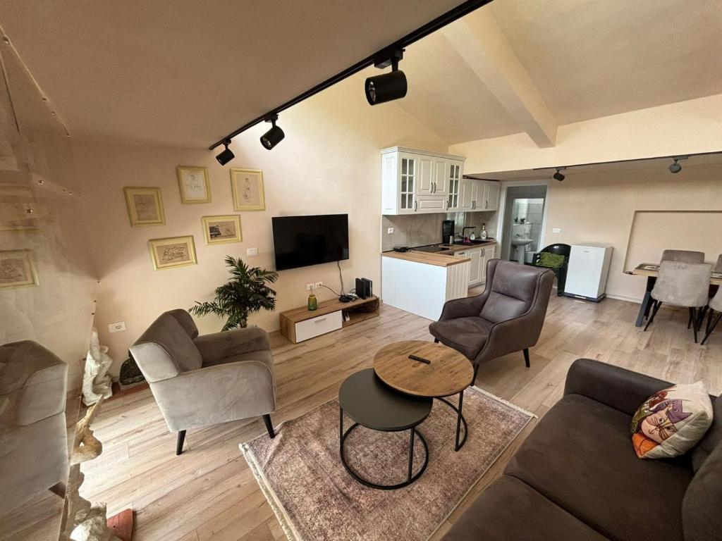 Kuchyň nebo kuchyňský kout v ubytování Vacation Studio by Andrea