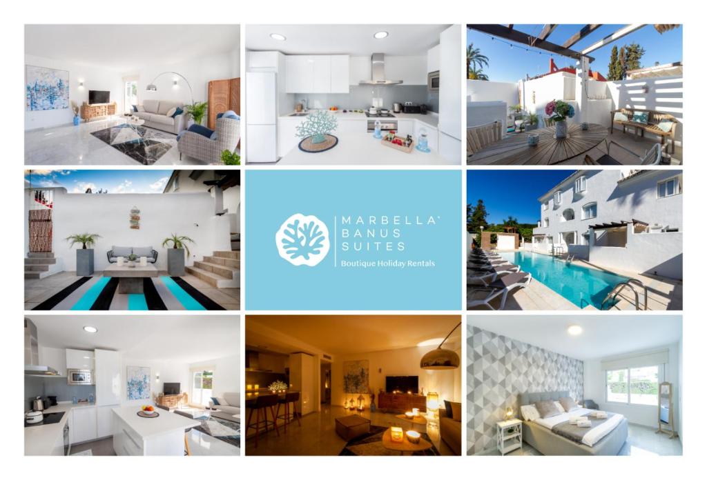 MARBELLA BANUS SUITES - Lis - Banús - Spectacular 1BR - 1BA - Stylishly Redecorated - Super Bright - 3 Outdoor Terraces - Outdoor Dining & Lounge Areas - Pool - Perfect for Couples