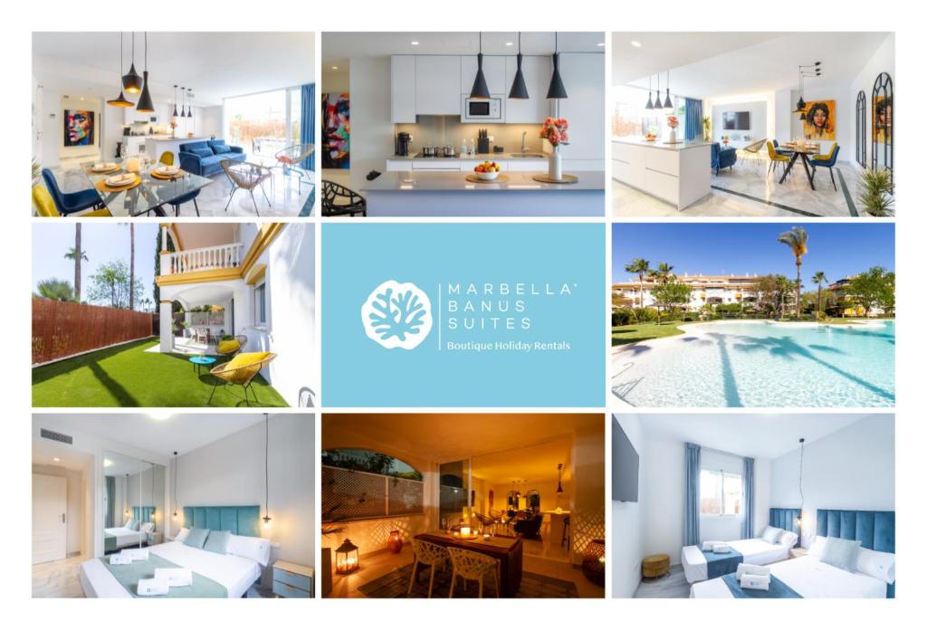 MARBELLA BANUS SUITES - Banús - Nueva Andalucía - Dama de Noche - Premium 2BR - 2BA - Stylishly Redecorated - Large Outdoor Terrace - S Pools - Ideal for Family - Just 5 Min by car from Puerto Banús Marina and Corte Ing Luxury Shopping Mall - Hizvo