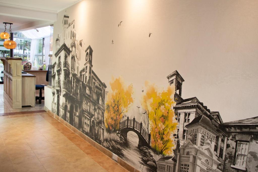 Kuchyň nebo kuchyňský kout v ubytování Marbore hotel & Spa