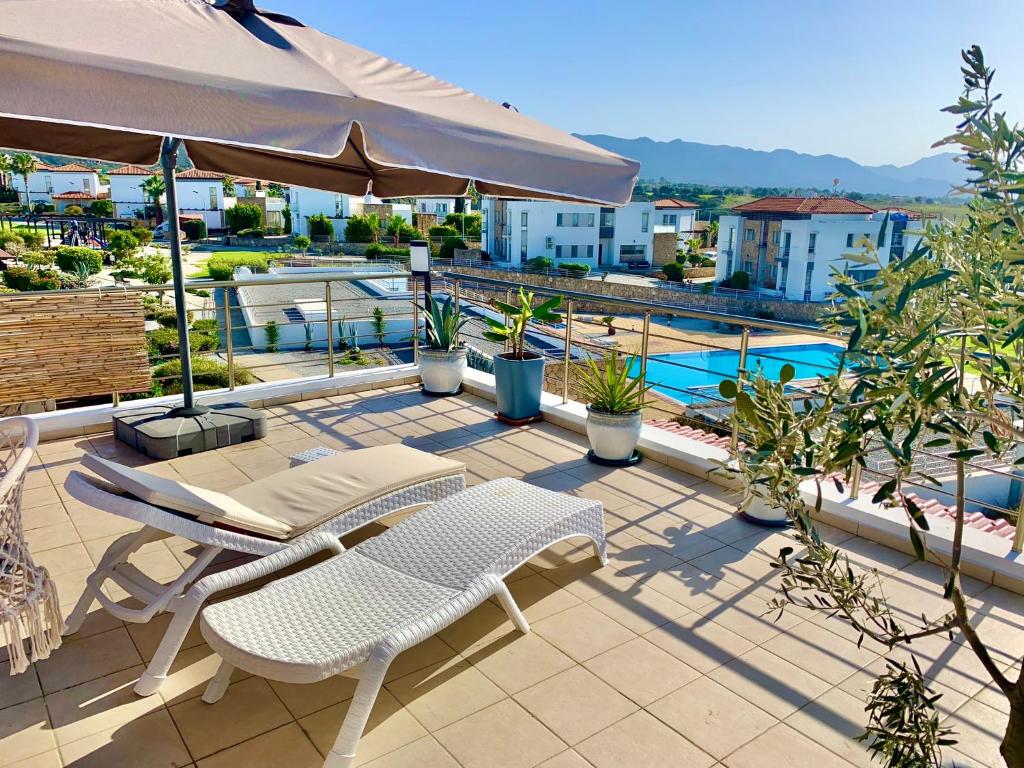 Bazén v ubytování Boho Bay Apartment nebo v jeho okolí
