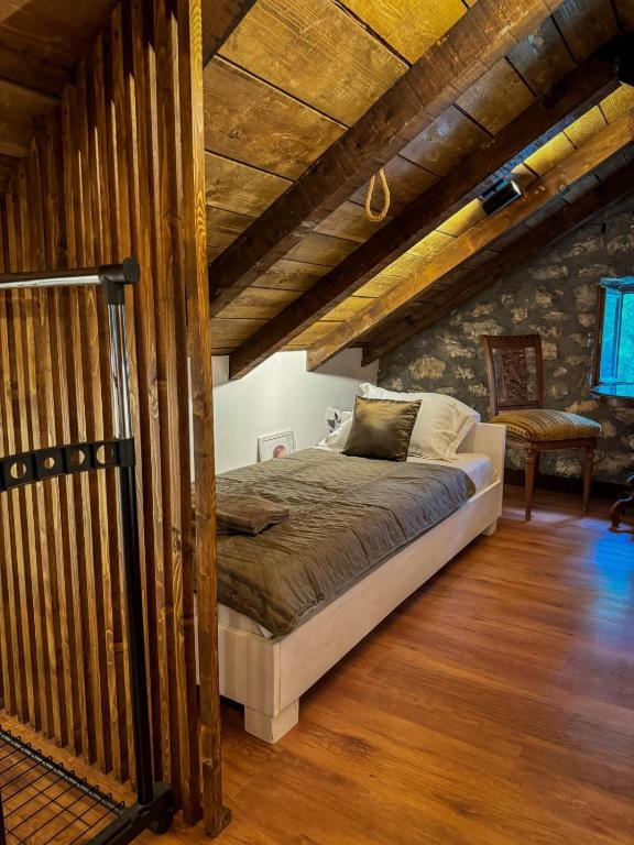 Postel nebo postele na pokoji v ubytování Holiday home Zlatna Glavica