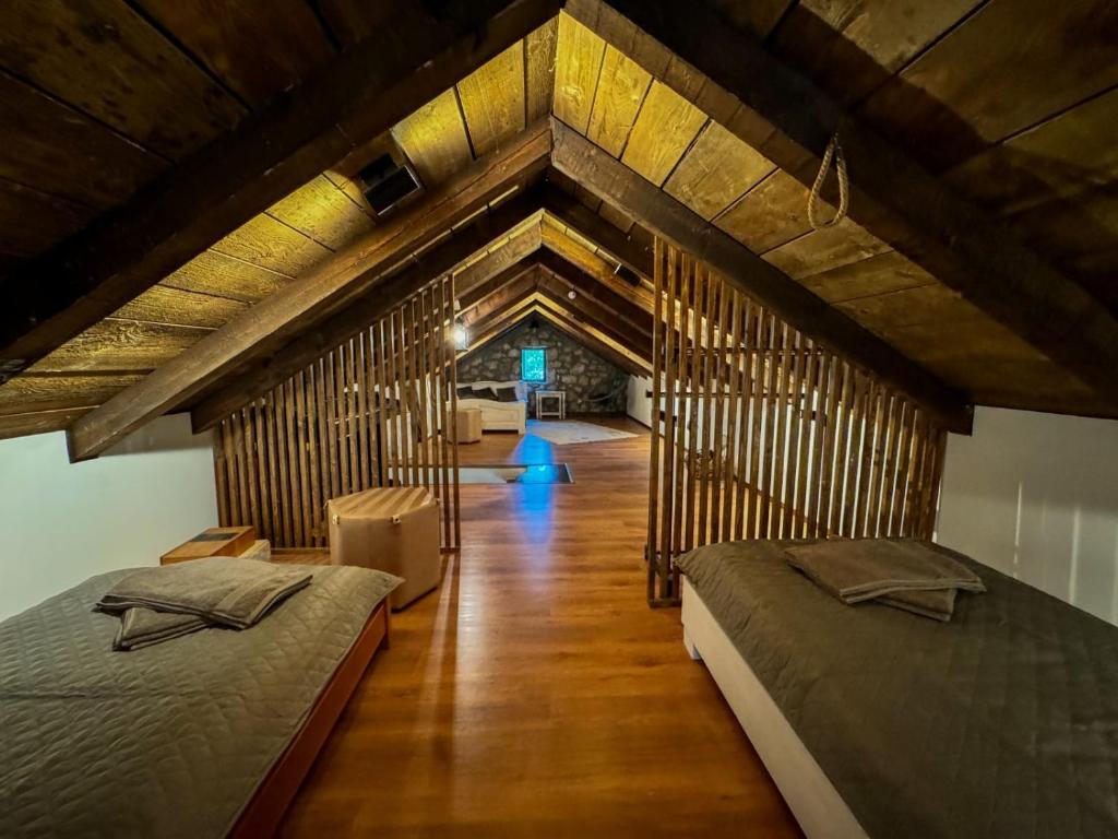 Postel nebo postele na pokoji v ubytování Holiday home Zlatna Glavica