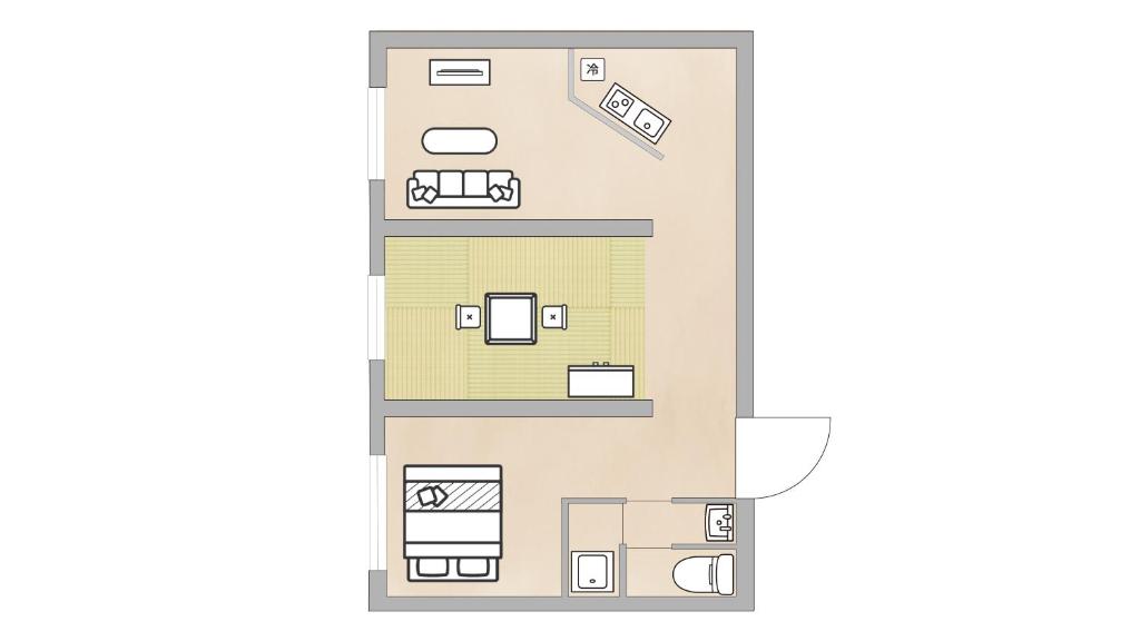伊東山荘-Toki-の見取り図または間取り図