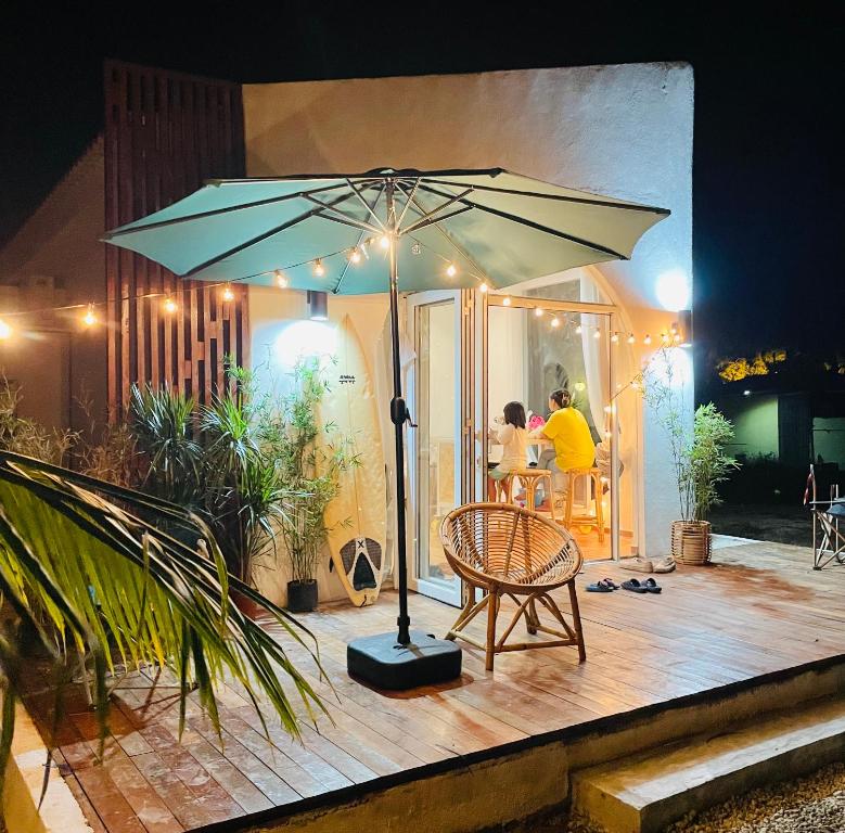 Siseõu või muu väliala majutusasutuses Mersika Beachfront Studio Near To Mersing Jetty