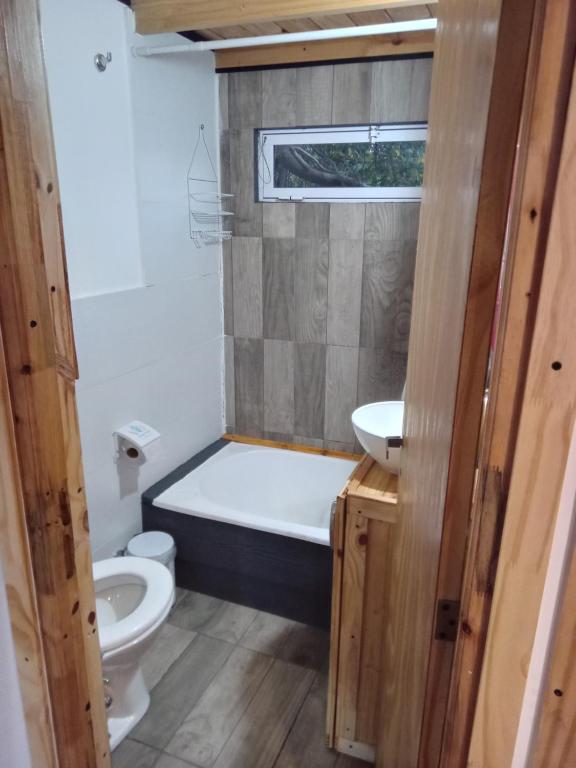 Koupelna v ubytování Tiny House de montaña