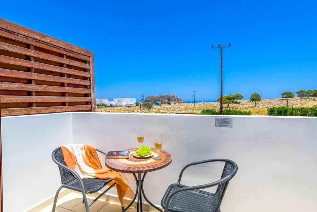 A balcony or terrace at Lindos Emerald