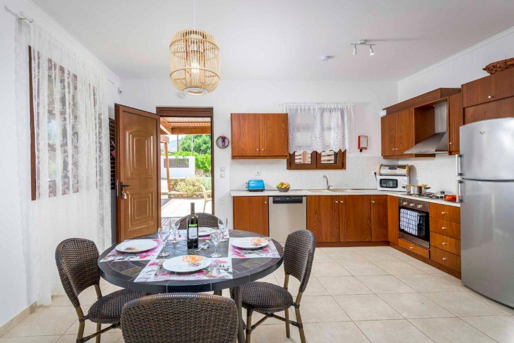 A kitchen or kitchenette at Lindos Emerald
