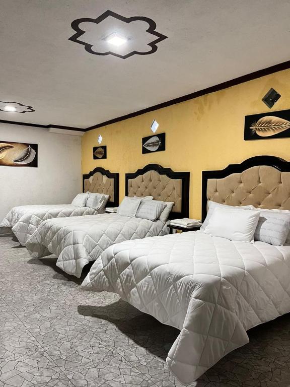 Postel nebo postele na pokoji v ubytování Hotel Peña Florencia