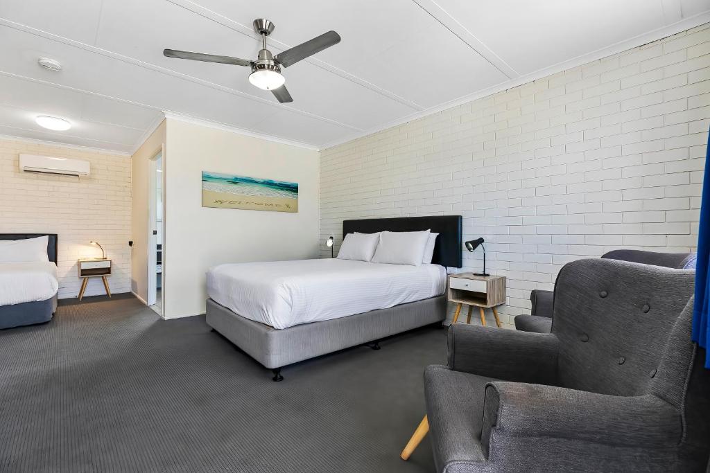 Postel nebo postele na pokoji v ubytování Comfort Inn on Main Hervey Bay