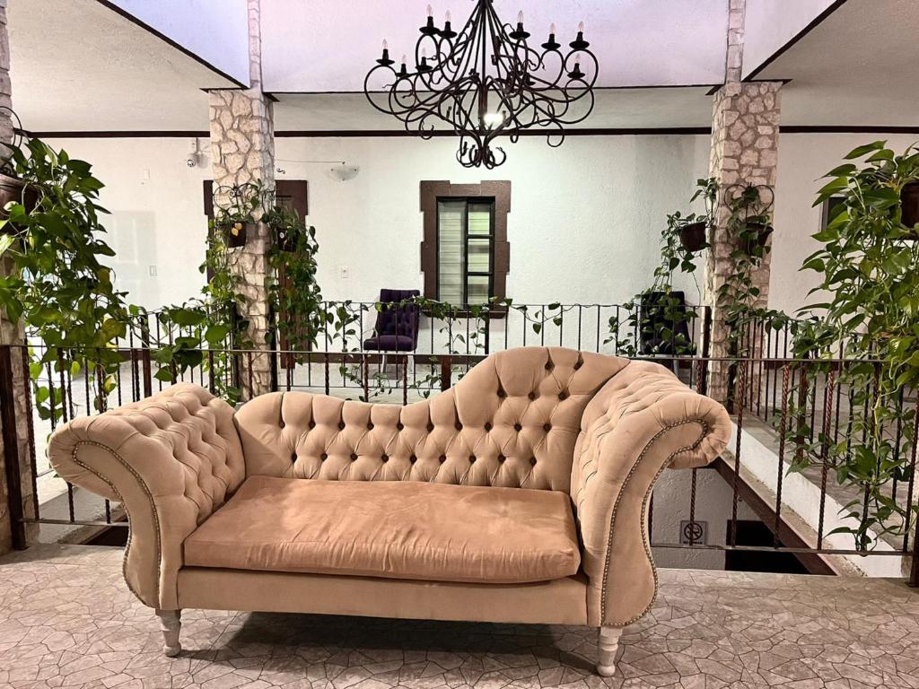 Posezení v ubytování Hotel Peña Florencia