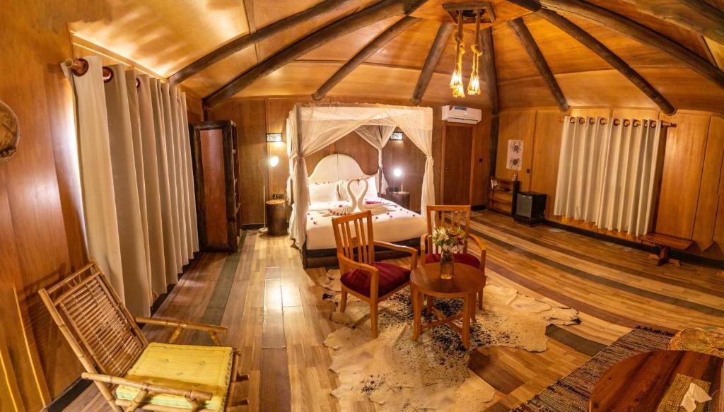 Posezení v ubytování Souly Ecolodge Salalah