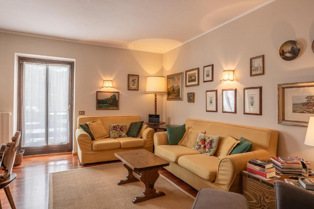 O zonă de relaxare la Casa Carina in Cortina d Ampezzo