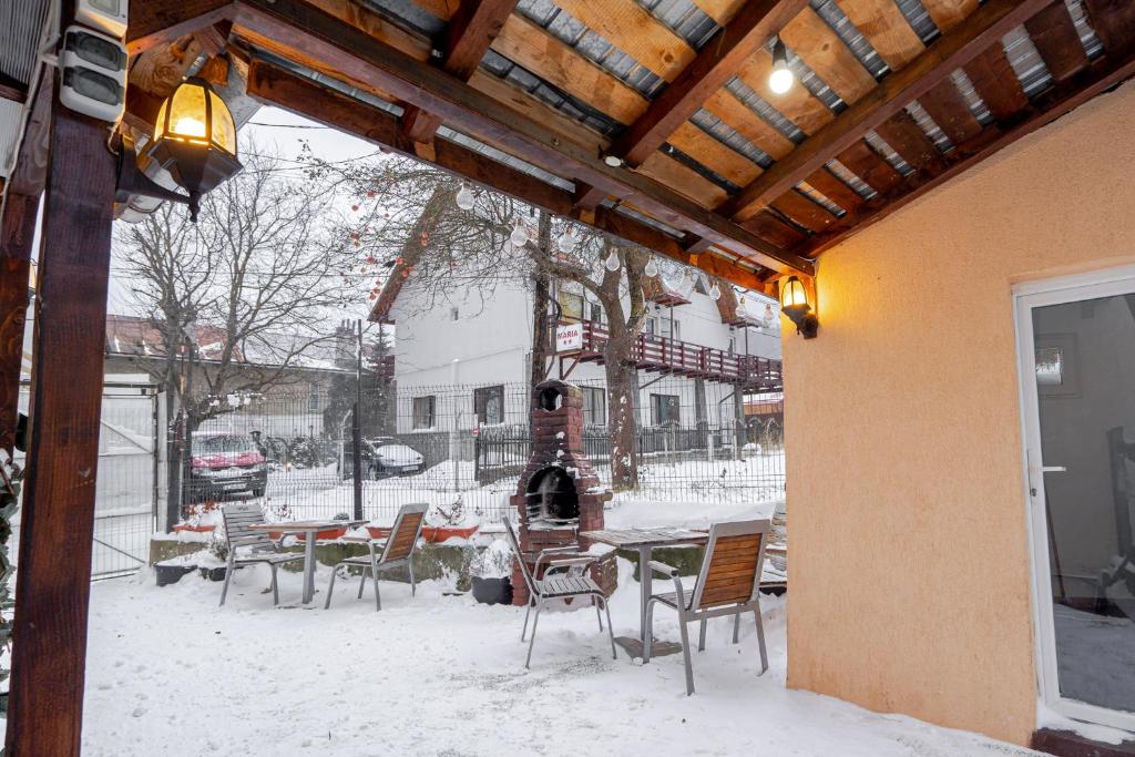 Casa Bucegi Busteni v zimě