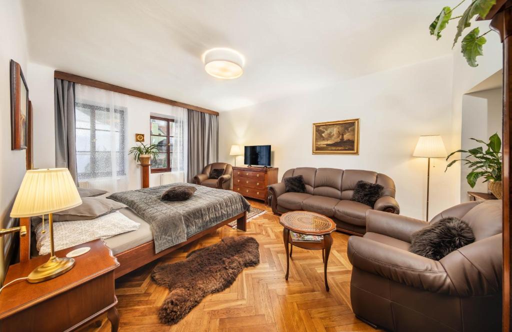 Posezení v ubytování Apartments Dlouhá 93